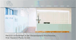 Desktop Screenshot of hautaerzte-ulm.de